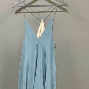 Teal blue silk dress- LAST CHANCE!